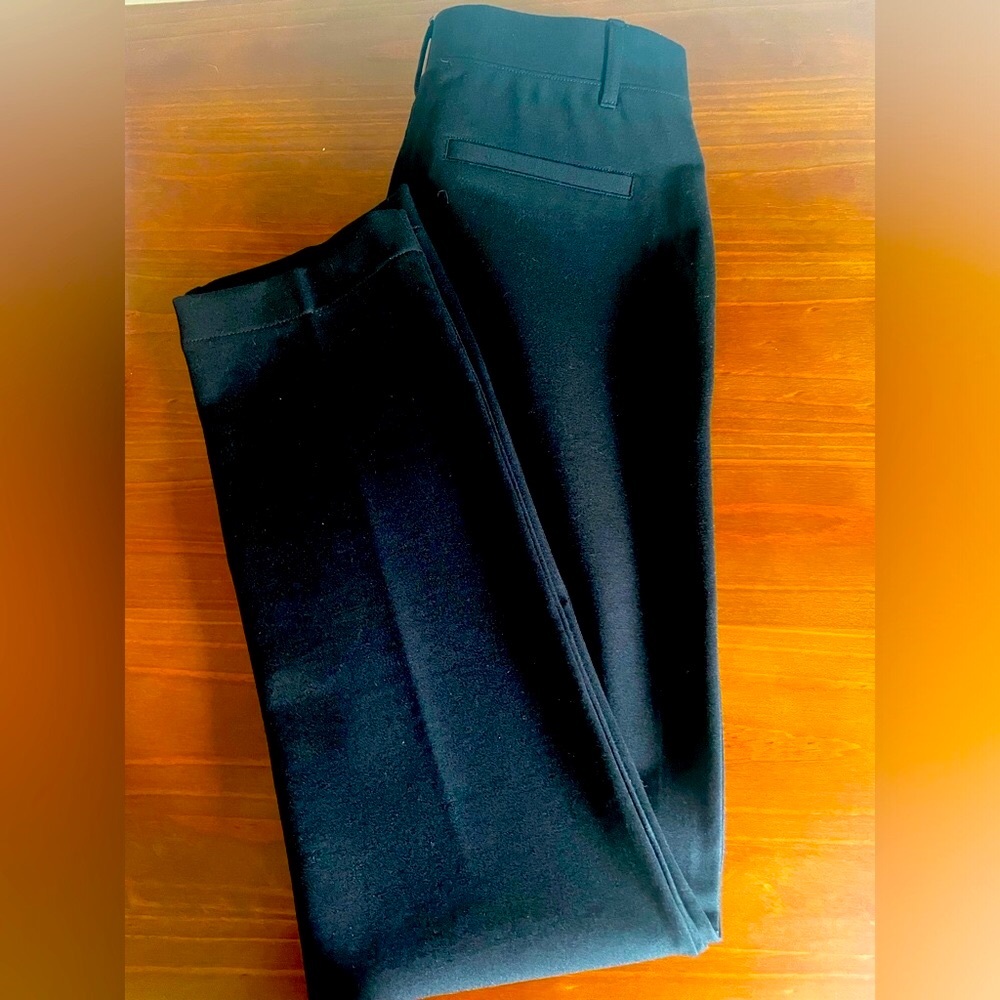 Quince Ponte Pants, Black, Size Medium